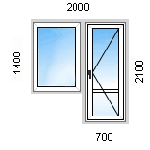 Балкон 2100х200